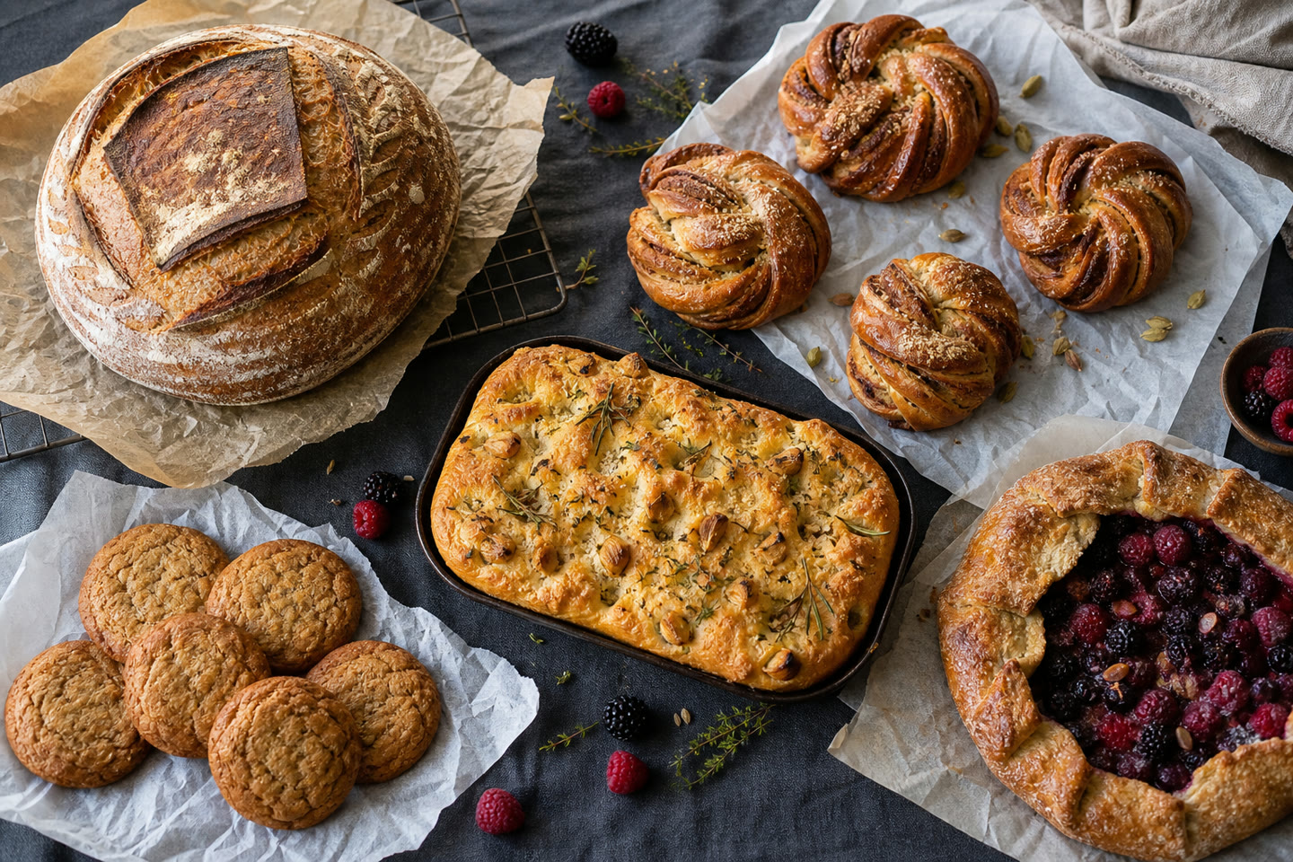 Artisan breads and pastries from Juniper Crumb Bakehouse