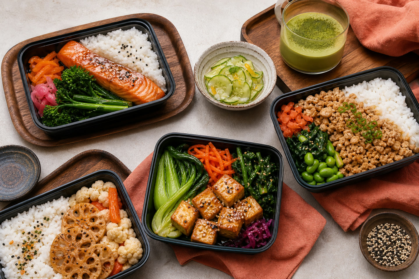 Japanese-inspired prepared lunches from Sunset Bento Company